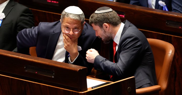 Canada Sanctions Israeli Ministers Over Gaza
