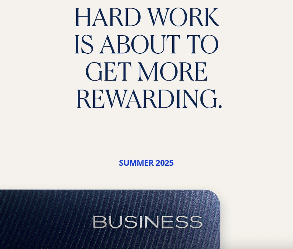 Chase Sapphire Reserve Business: 2025 Launch