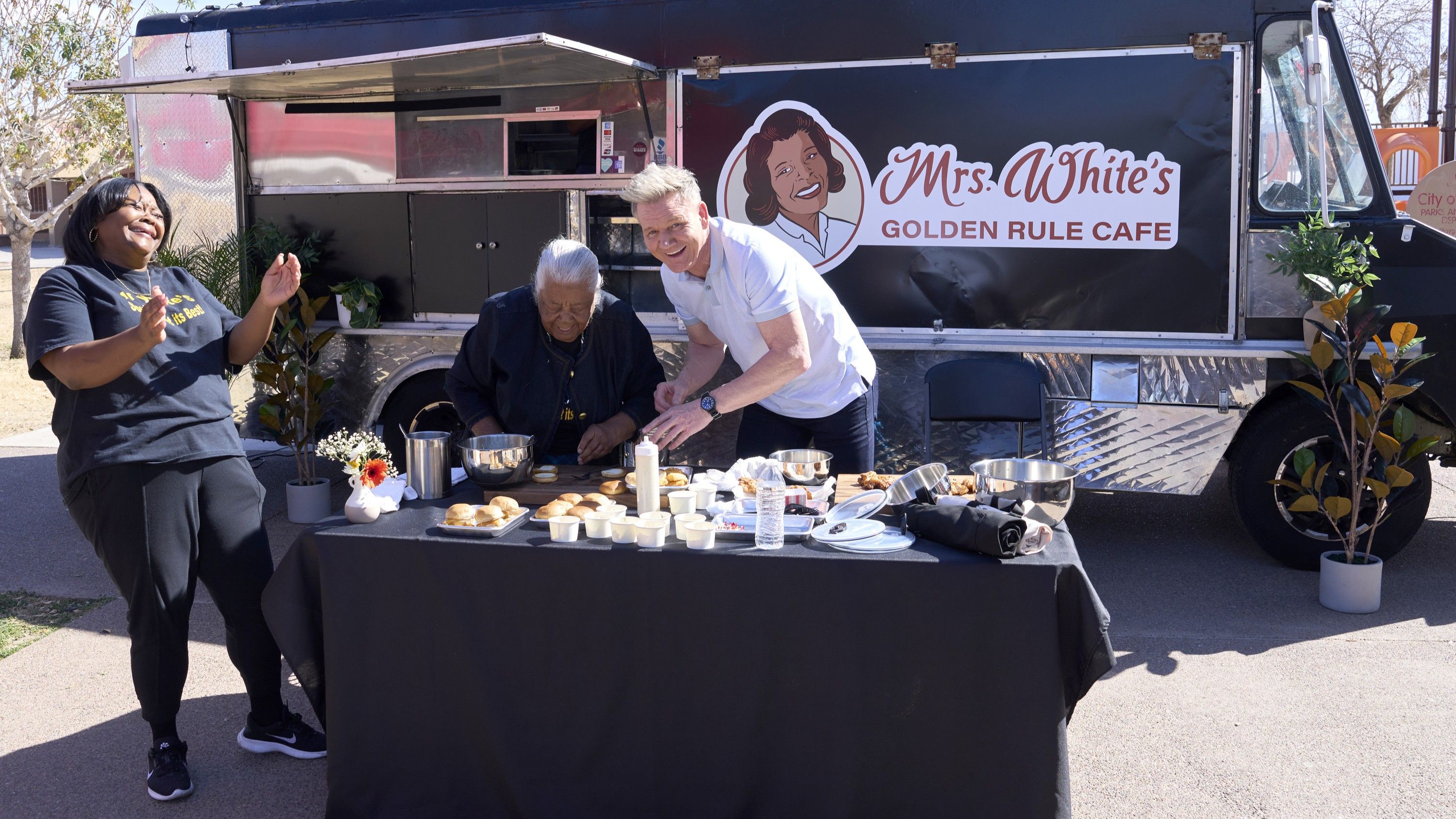 Is Mrs. White's Golden Rule Café Open?