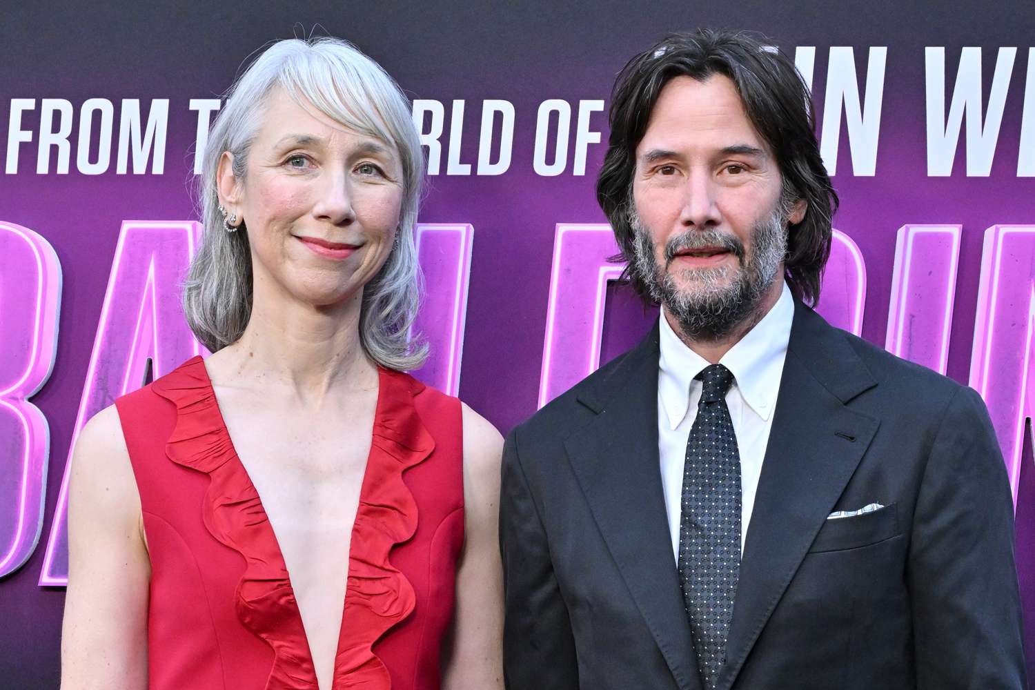 Keanu Reeves & Alexandra Grant: Red Carpet Premiere