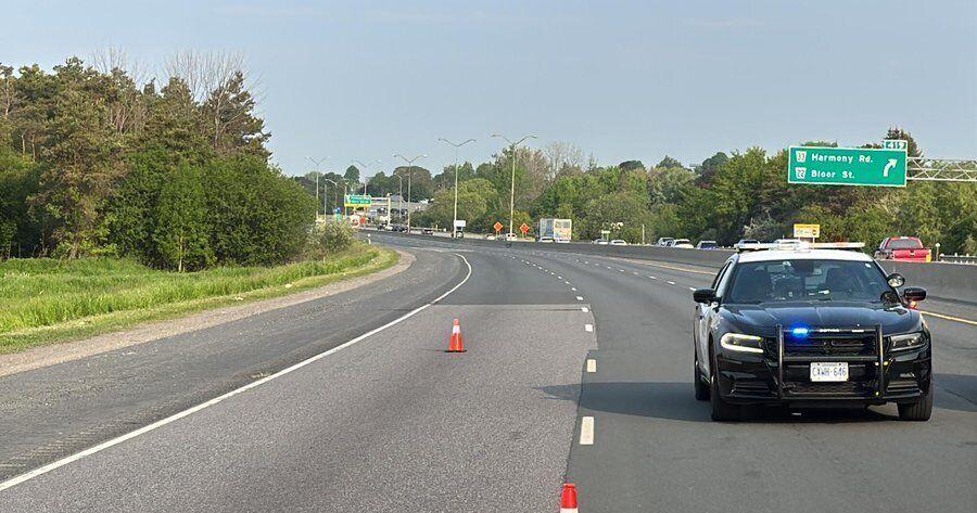 Oshawa Highway 401 Motorcycle Crash: Fatal Accident