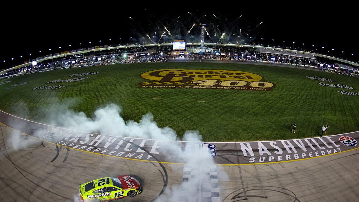 Ryan Blaney Wins At Nashville, Clinches Playoffs
