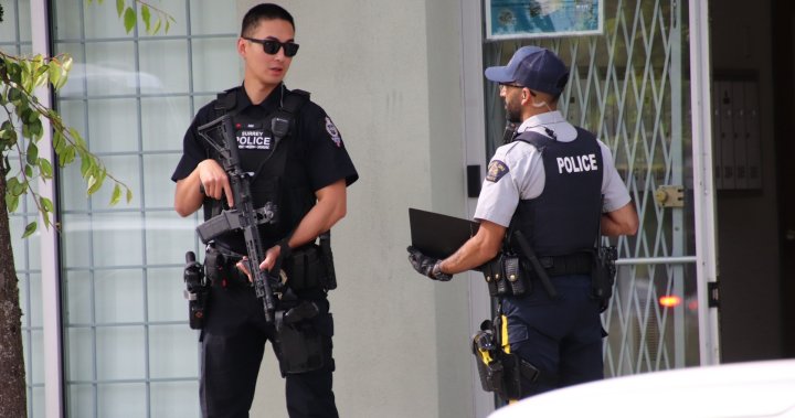 Surrey Shooting: Heavy Police Response