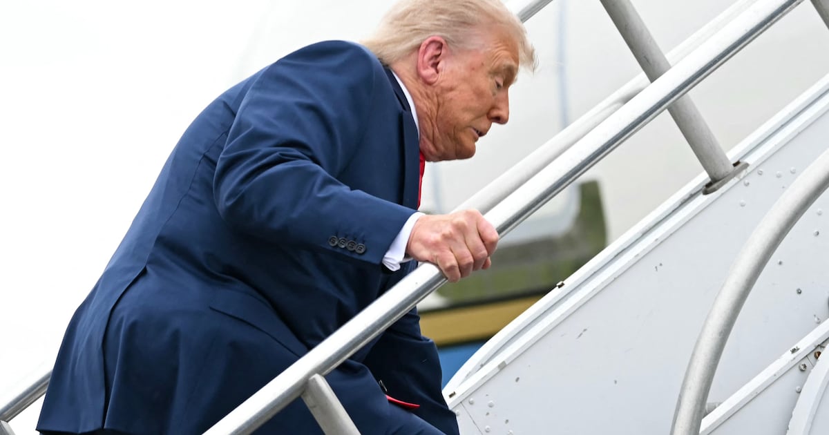 Trump's Air Force One Stair Fall: 78-Year-Old Stumbles